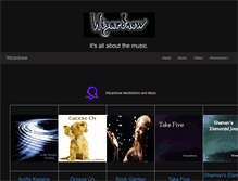 Tablet Screenshot of music.wizardnow.com